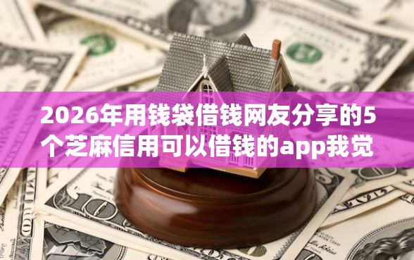 2026年用钱袋借钱网友分享的5个芝麻信用可以借钱的app我觉得不错！