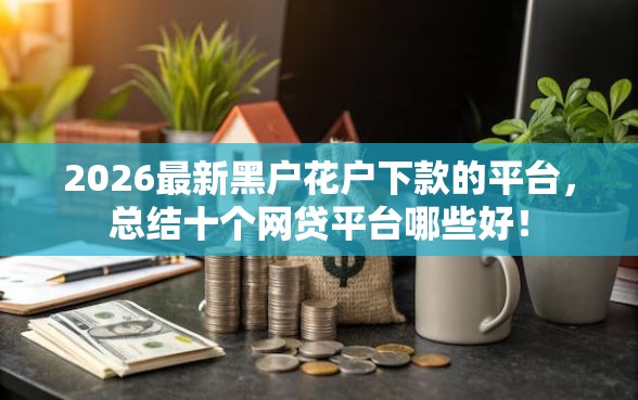 2026最新黑户花户下款的平台，总结十个网贷平台哪些好！