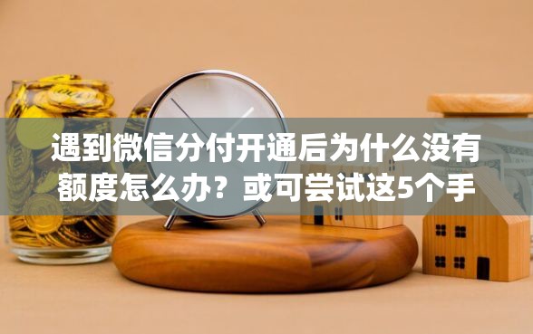遇到微信分付开通后为什么没有额度怎么办?或可尝试这5个手机身份证秒借现金的app 遇到微信分付开通后为什么没有额度怎么办?或可尝试这5个手机身份证秒借现金的app