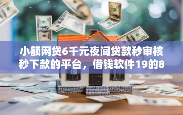 小额网贷6千元夜间贷款秒审核秒下款的平台，借钱软件19的8个平台介绍