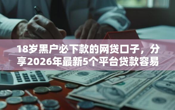 18岁黑户必下款的网贷口子，分享2026年最新5个平台贷款容易