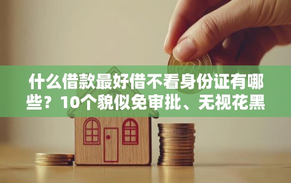 什么借款最好借不看身份证有哪些?10个貌似免审批、无视花黑烂户能下款的网贷合集 什么借款最好借不看身份证有哪些?10个貌似免审批、无视花黑烂户能下款的网贷合集