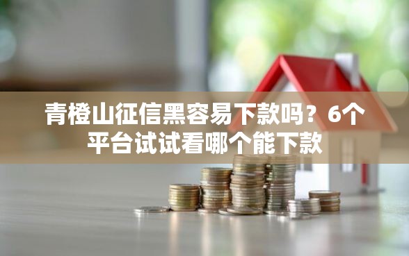 青橙山征信黑容易下款吗？6个平台试试看哪个能下款