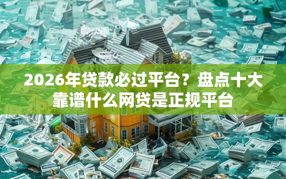 2026年贷款必过平台？盘点十大靠谱什么网贷是正规平台