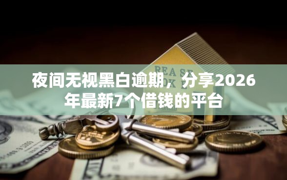 夜间无视黑白逾期，分享2026年最新7个借钱的平台