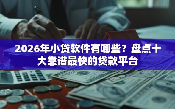 2026年小贷软件有哪些?盘点十大靠谱最快的贷款平台 2026年小贷软件有哪些?盘点十大靠谱最快的贷款平台
