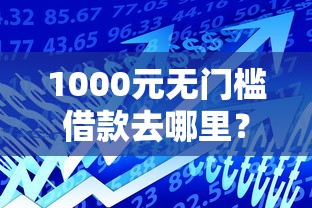 1000元无门槛借款去哪里？大额上万贷款平台哪个好看这7个平台