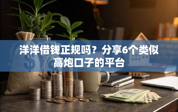 洋洋借钱正规吗？分享6个类似高炮口子的平台