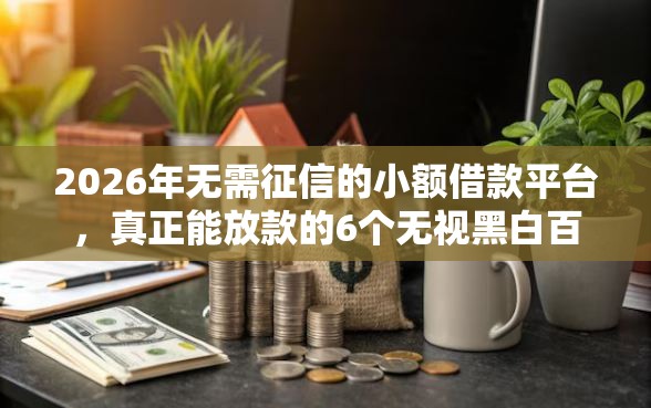 2026年无需征信的小额借款平台，真正能放款的6个无视黑白百分百下款的借款平台推荐