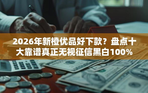 2026年新橙优品好下款？盘点十大靠谱真正无视征信黑白100%秒下网贷