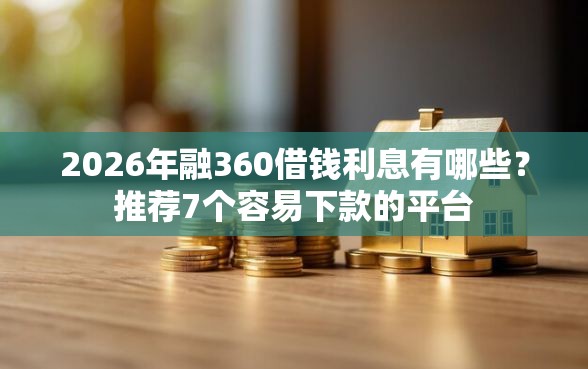 2026年融360借钱利息有哪些？推荐7个容易下款的平台