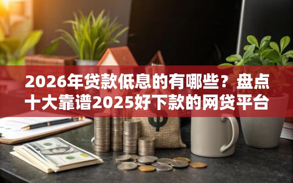 2026年贷款低息的有哪些?盘点十大靠谱2025好下款的网贷平台 2026年贷款低息的有哪些?盘点十大靠谱2025好下款的网贷平台