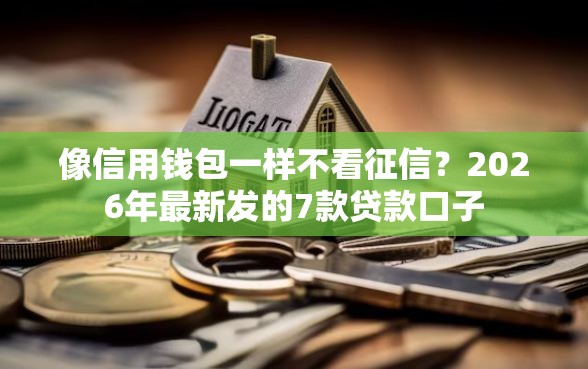 像信用钱包一样不看征信？2026年最新发的7款贷款口子