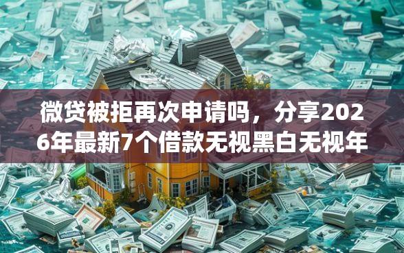 微贷被拒再次申请吗,分享2026年最新7个借款无视黑白无视年龄100%秒过app 微贷被拒再次申请吗,分享2026年最新7个借款无视黑白无视年龄100%秒过app