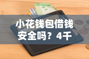 小花钱包借钱安全吗?4千元无门槛借款平台推荐,8个不上征信报告的贷款软件盘点 小花钱包借钱安全吗?4千元无门槛借款平台推荐,8个不上征信报告的贷款软件盘点