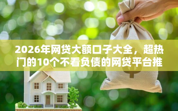 2026年网贷大额口子大全，超热门的10个不看负债的网贷平台推荐