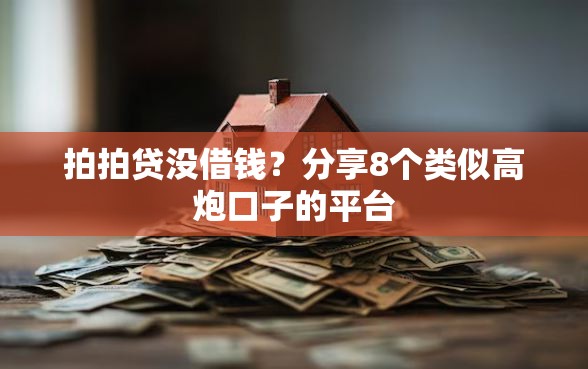 拍拍贷没借钱?分享8个类似高炮口子的平台 拍拍贷没借钱?分享8个类似高炮口子的平台