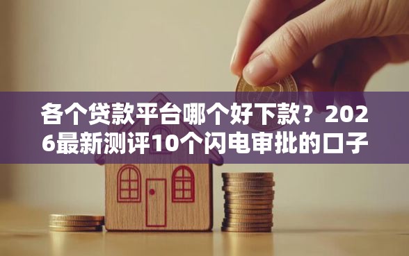 各个贷款平台哪个好下款？2026最新测评10个闪电审批的口子