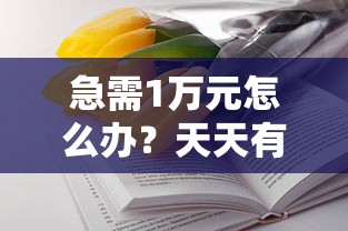 急需1万元怎么办？天天有钱花好下款吗试试这5个无门槛平台