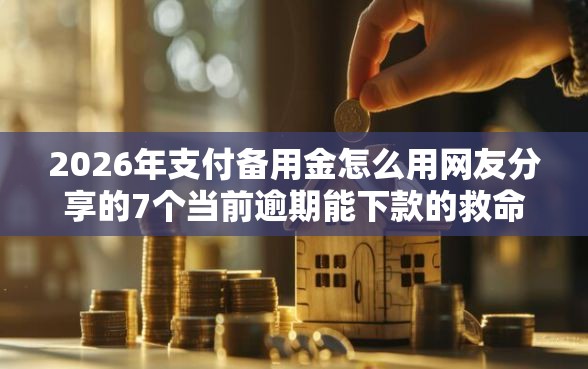 2026年支付备用金怎么用网友分享的7个当前逾期能下款的救命平台我觉得不错！