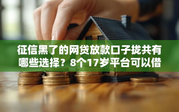 征信黑了的网贷放款口子拢共有哪些选择？8个17岁平台可以借钱详解