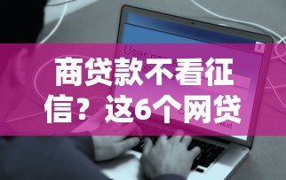 商贷款不看征信？这6个网贷平台容易通过并安全借到款值得一试