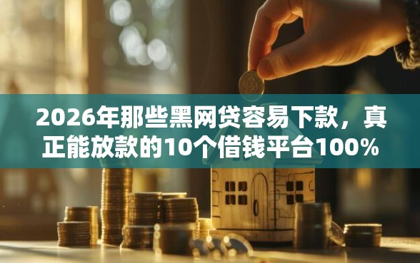2026年那些黑网贷容易下款，真正能放款的10个借钱平台100%通过推荐