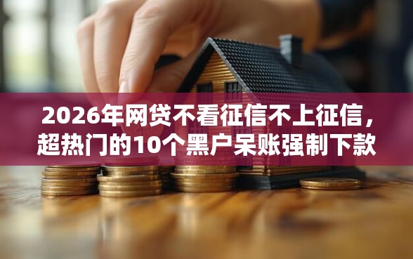 2026年网贷不看征信不上征信，超热门的10个黑户呆账强制下款的软件推荐