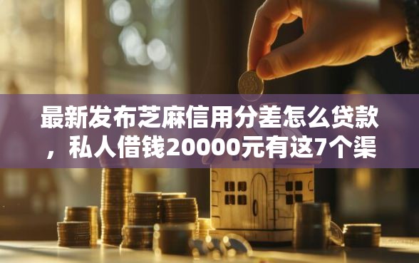 最新发布芝麻信用分差怎么贷款，私人借钱20000元有这7个渠道