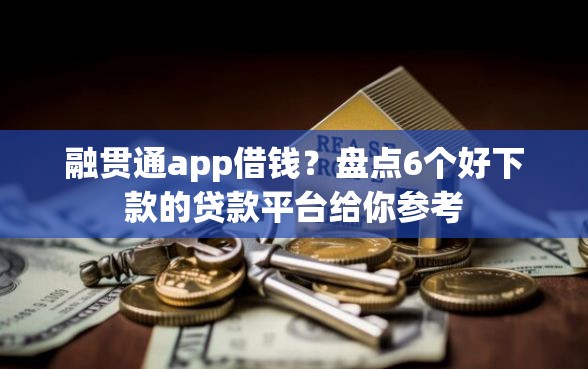 融贯通app借钱？盘点6个好下款的贷款平台给你参考