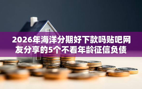 2026年海洋分期好下款吗贴吧网友分享的5个不看年龄征信负债的平台我觉得不错！