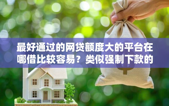 最好通过的网贷额度大的平台在哪借比较容易？类似强制下款的6个口子参考