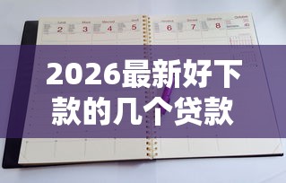 2026最新好下款的几个贷款公司，总结十个正规贷款平台！