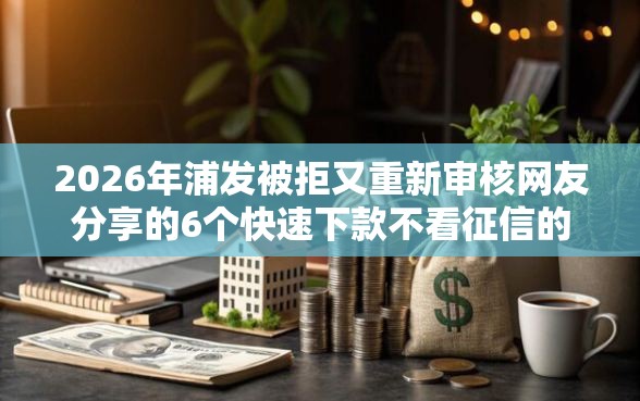 2026年浦发被拒又重新审核网友分享的6个快速下款不看征信的平台我觉得不错！