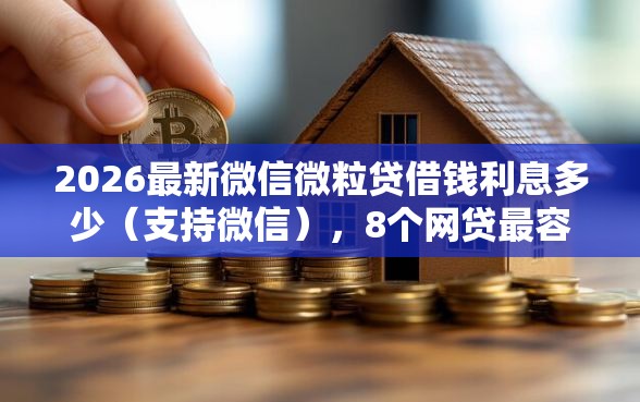 2026最新微信微粒贷借钱利息多少（支持微信），8个网贷最容易下款的平台无私分享