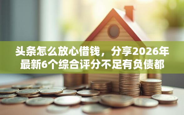 头条怎么放心借钱，分享2026年最新6个综合评分不足有负债都能下款软件