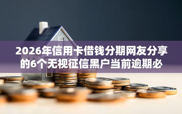 2026年信用卡借钱分期网友分享的6个无视征信黑户当前逾期必下款的口子我觉得不错！