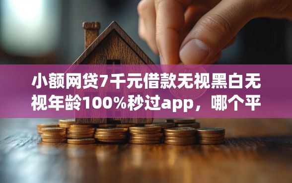 小额网贷7千元借款无视黑白无视年龄100%秒过app，哪个平台小额贷款的5个平台介绍