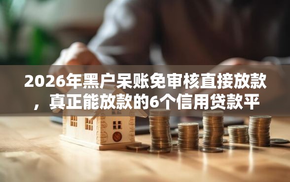 2026年黑户呆账免审核直接放款，真正能放款的6个信用贷款平台推荐