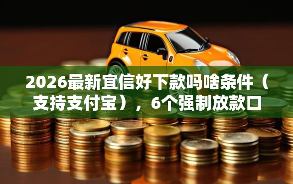 2026最新宜信好下款吗啥条件（支持支付宝），6个强制放款口子无私分享