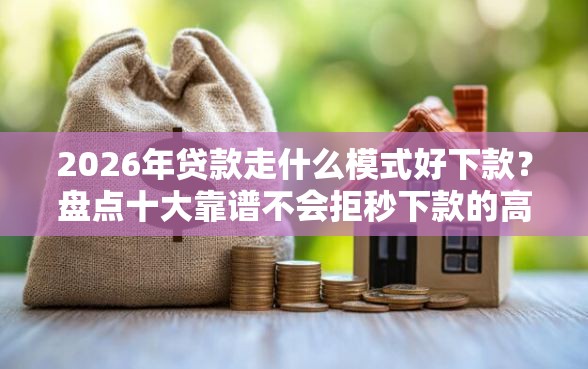 2026年贷款走什么模式好下款？盘点十大靠谱不会拒秒下款的高炮口子