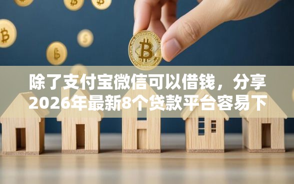 除了支付宝微信可以借钱，分享2026年最新8个贷款平台容易下款