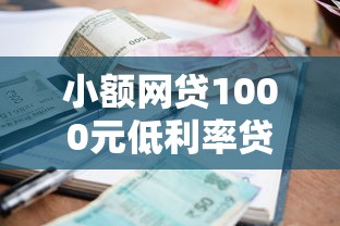 小额网贷1000元低利率贷款平台，网贷白条分期好下款吗的8个平台介绍