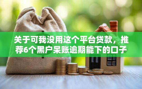 关于可我没用这个平台贷款，推荐6个黑户呆账逾期能下的口子给你