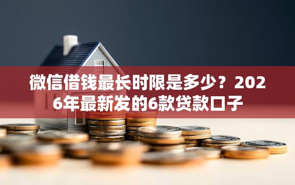 微信借钱最长时限是多少？2026年最新发的6款贷款口子