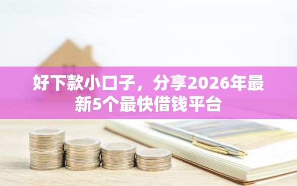 好下款小口子，分享2026年最新5个最快借钱平台