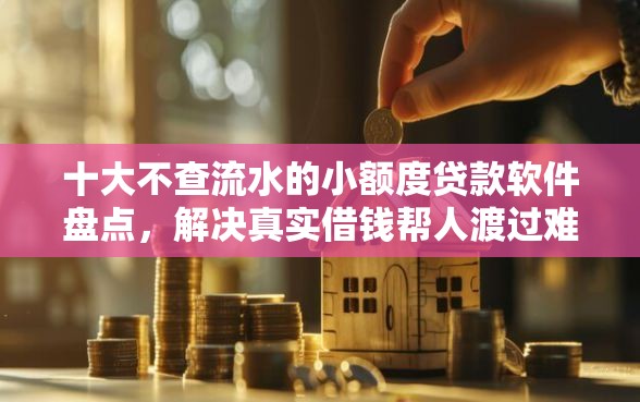 十大不查流水的小额度贷款软件盘点，解决真实借钱帮人渡过难关的微信的问题
