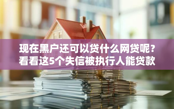 现在黑户还可以贷什么网贷呢？看看这5个失信被执行人能贷款的口子怎么样
