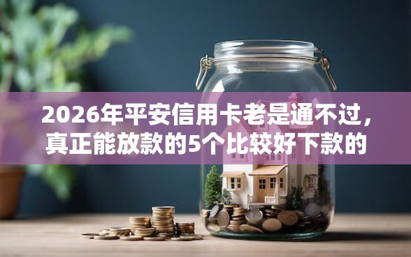 2026年平安信用卡老是通不过，真正能放款的5个比较好下款的网贷平台推荐