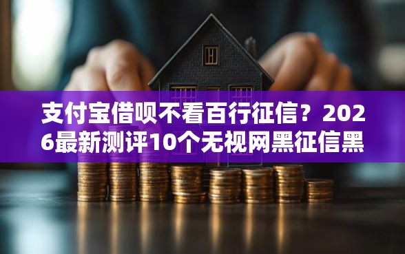 支付宝借呗不看百行征信？2026最新测评10个无视网黑征信黑3万贷款